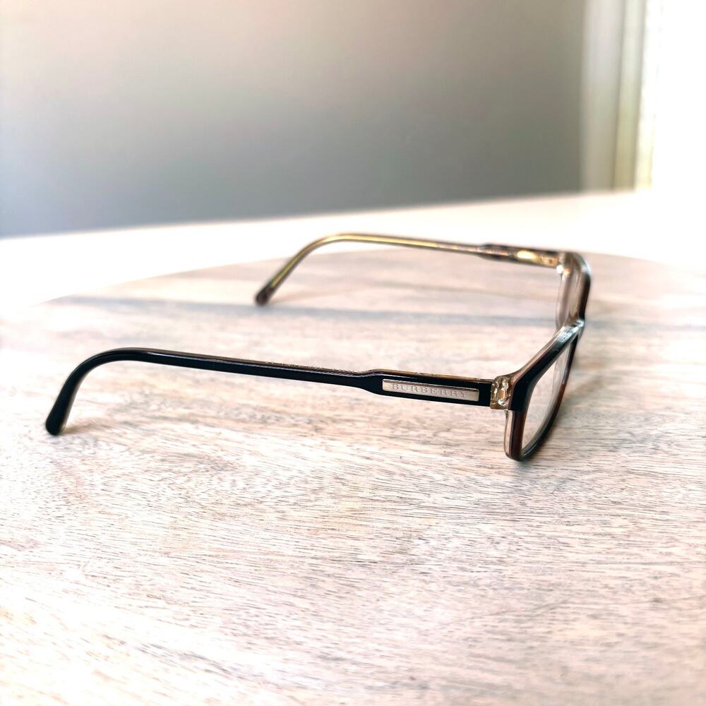 Authentic Burberry Eyeglasses B2004 3023 Brown Rectangular Frames Italy - Picture 4 of 11